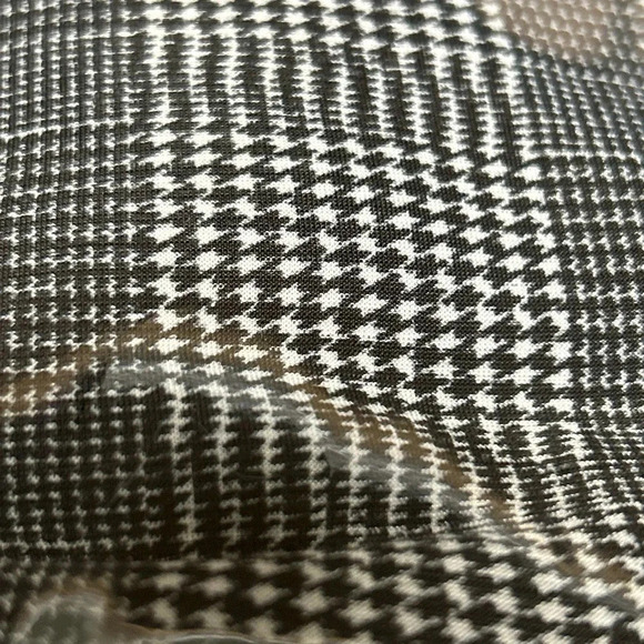 Women's XL‎ Houndstooth Stretch Leggings Fleece Lined Pull On Preppy Acadamia - Picture 2 of 14